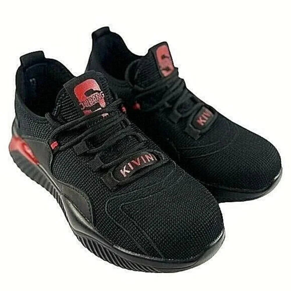 Kivini Steel Toe Safety Shoe Womens 9 Invincible Lightweight Comfortable Black - Picture 2 of 9